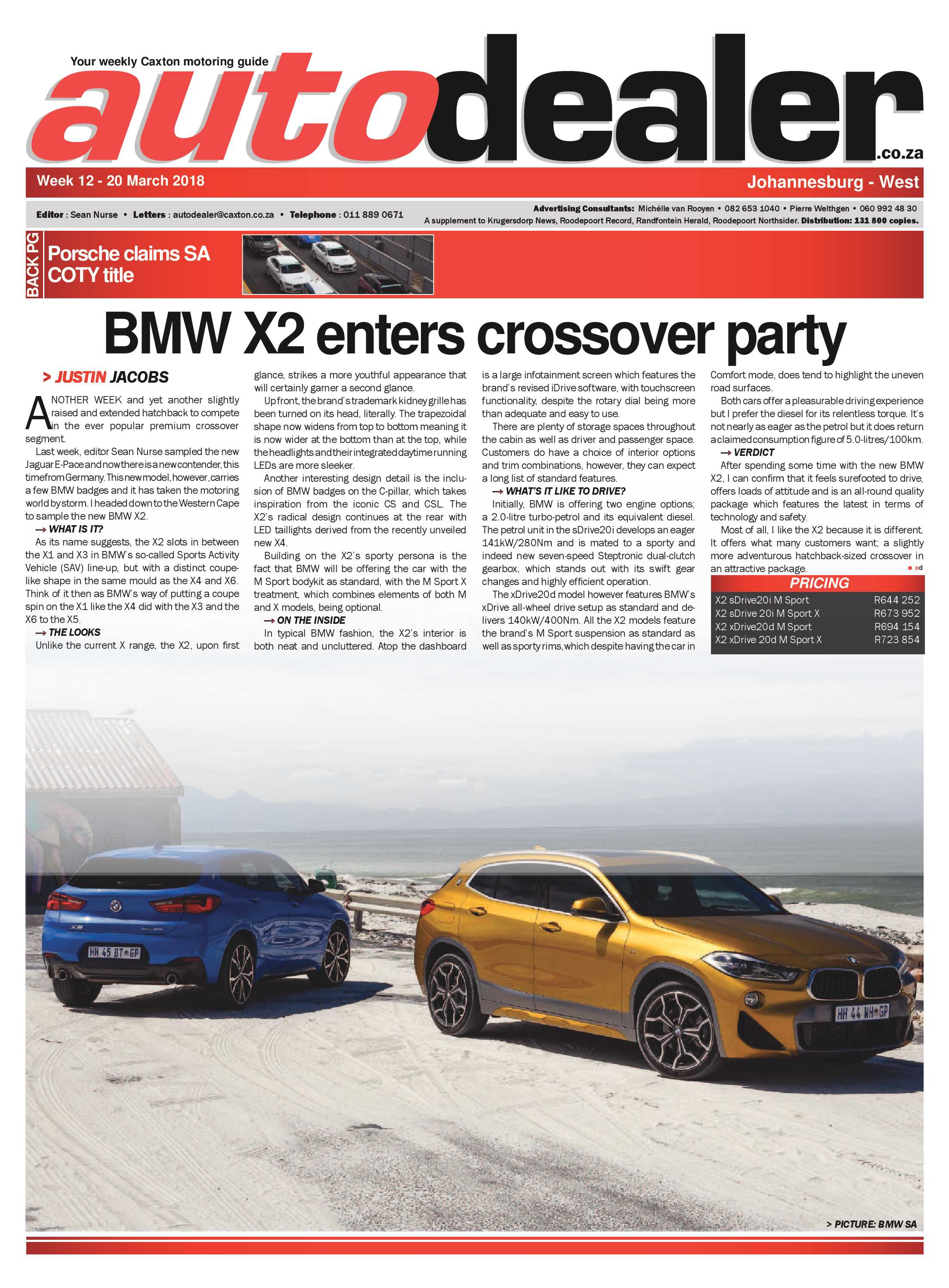 AutoDealer West – 23 March 2018 page 1