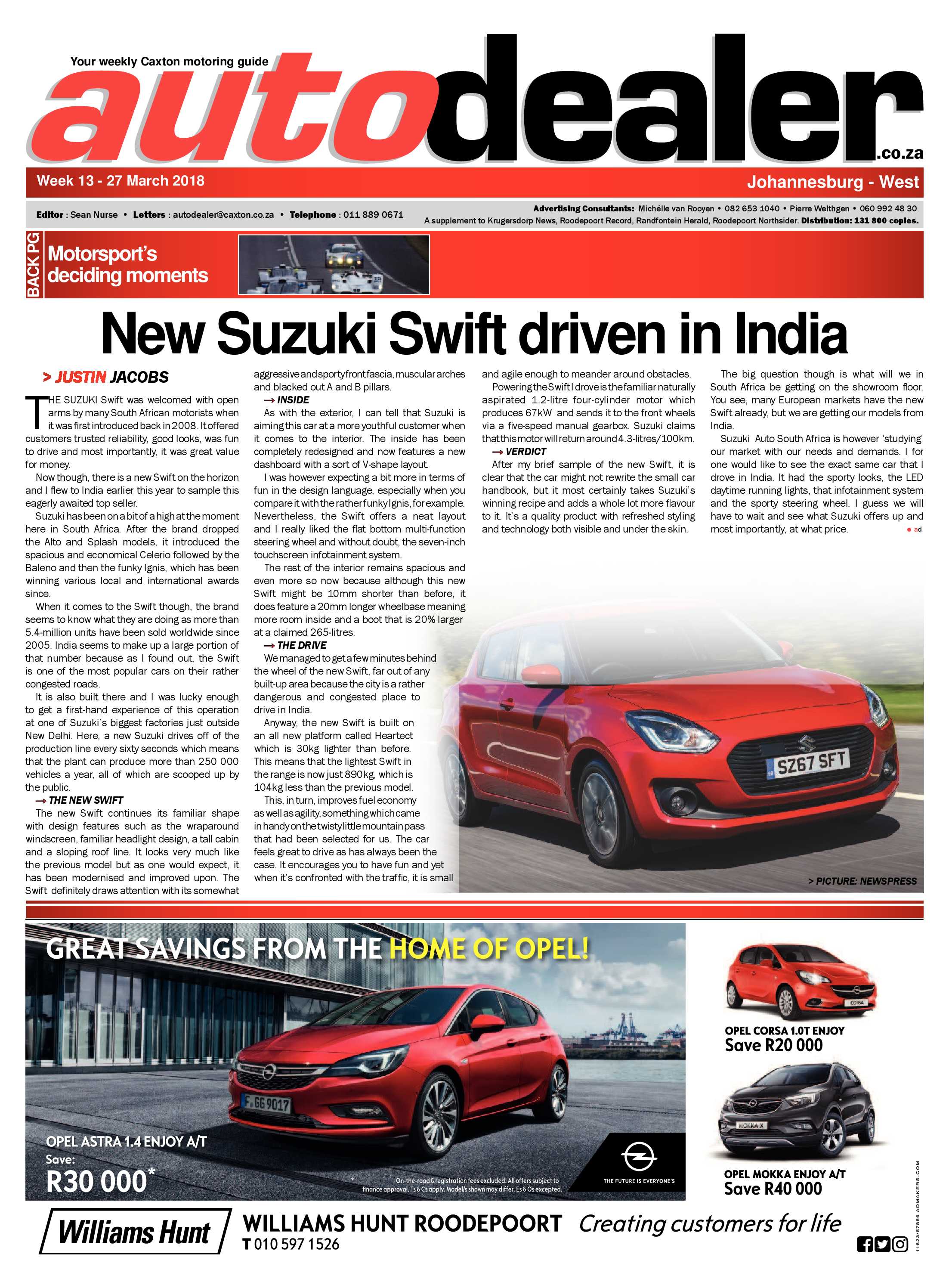 AutoDealer West 30 March 2018 page 1