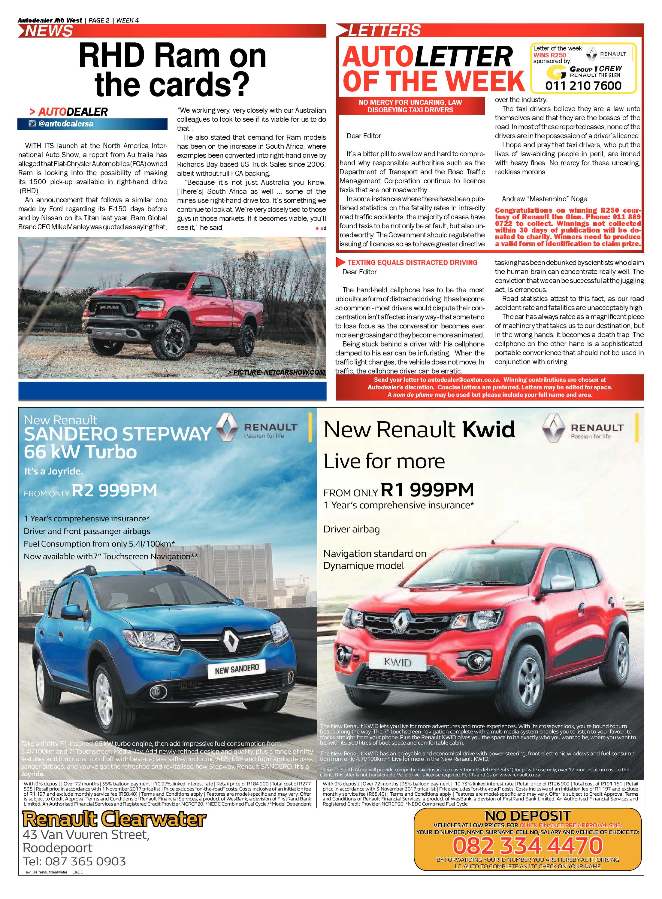 Auto Dealer West 26 January 2018 page 2
