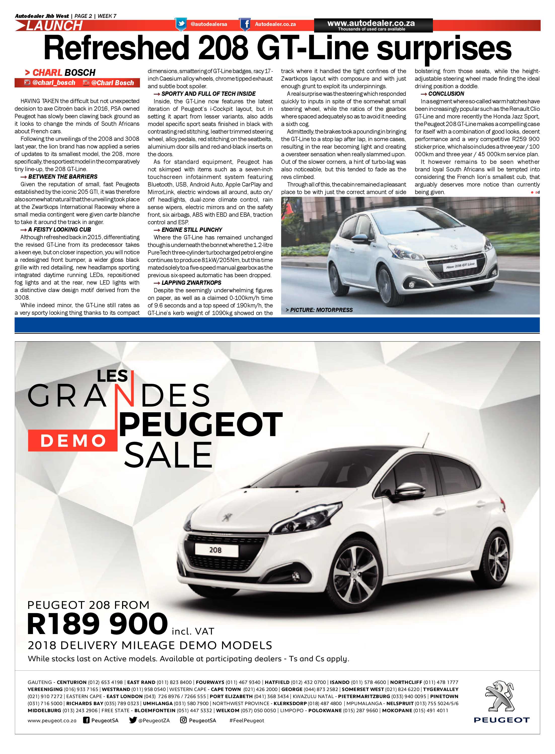 Autodealer West – 16 February 2018 page 2