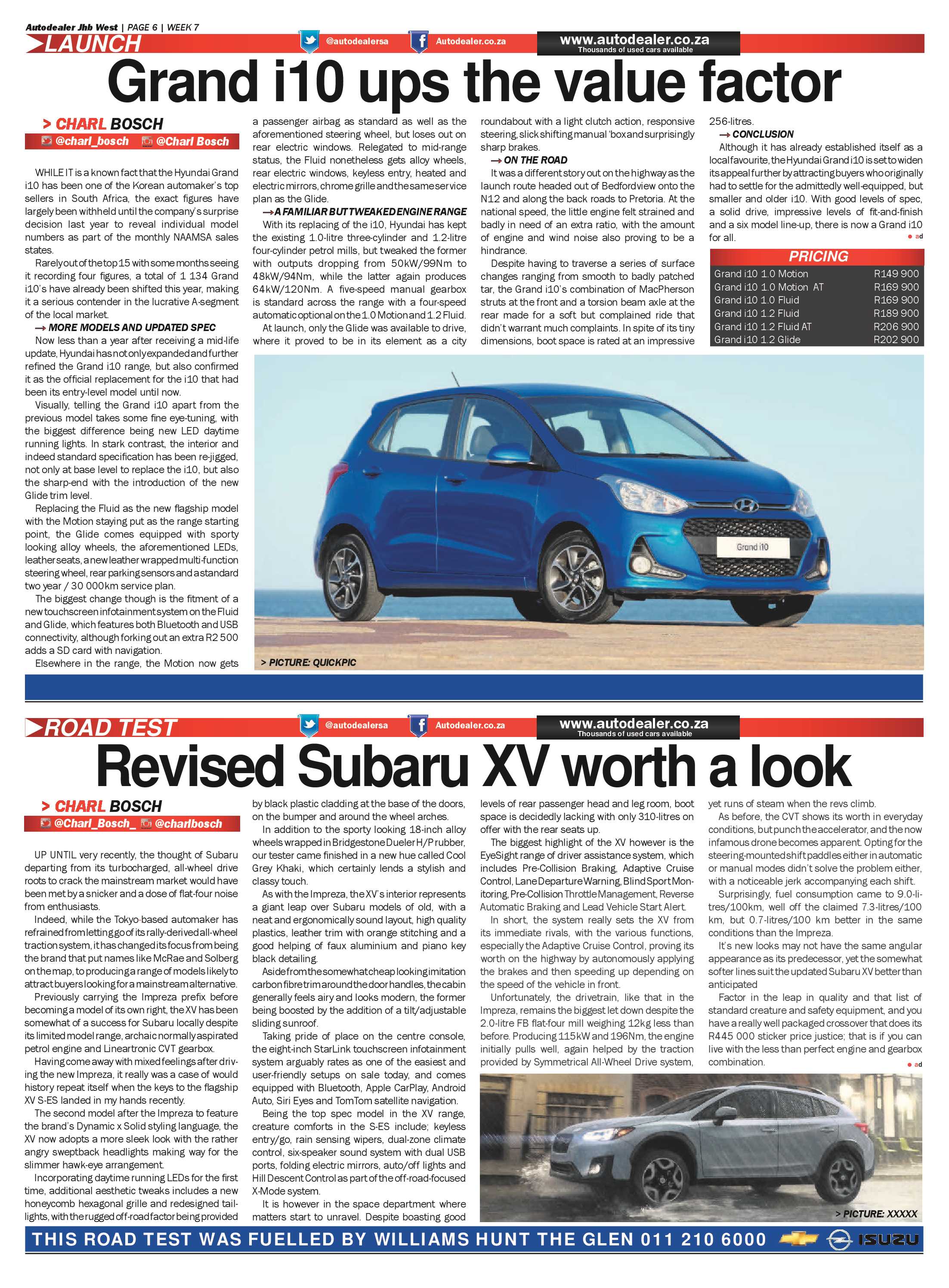 Autodealer West – 16 February 2018 page 6