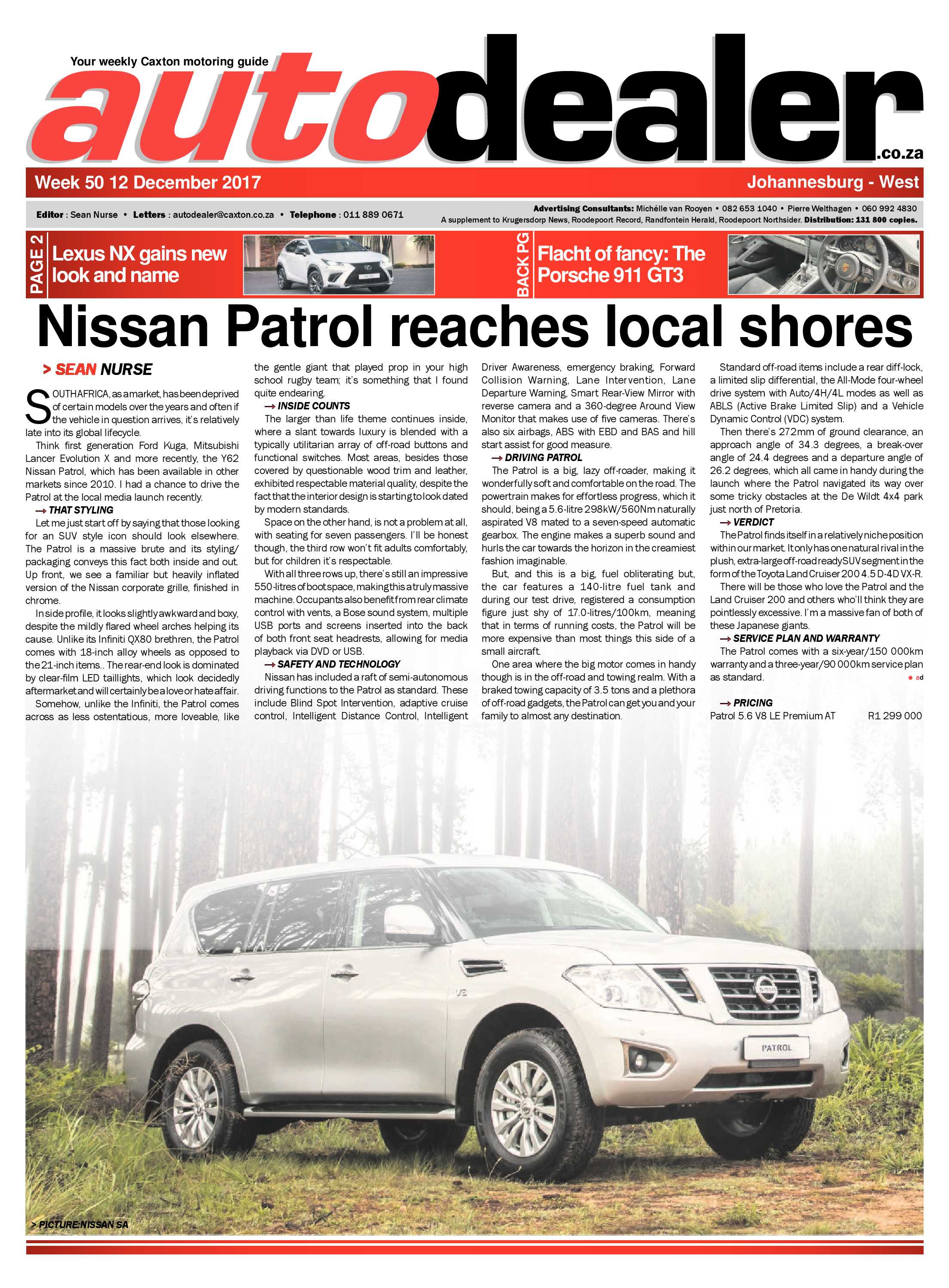 Autodealer West 15 December 2017 page 1