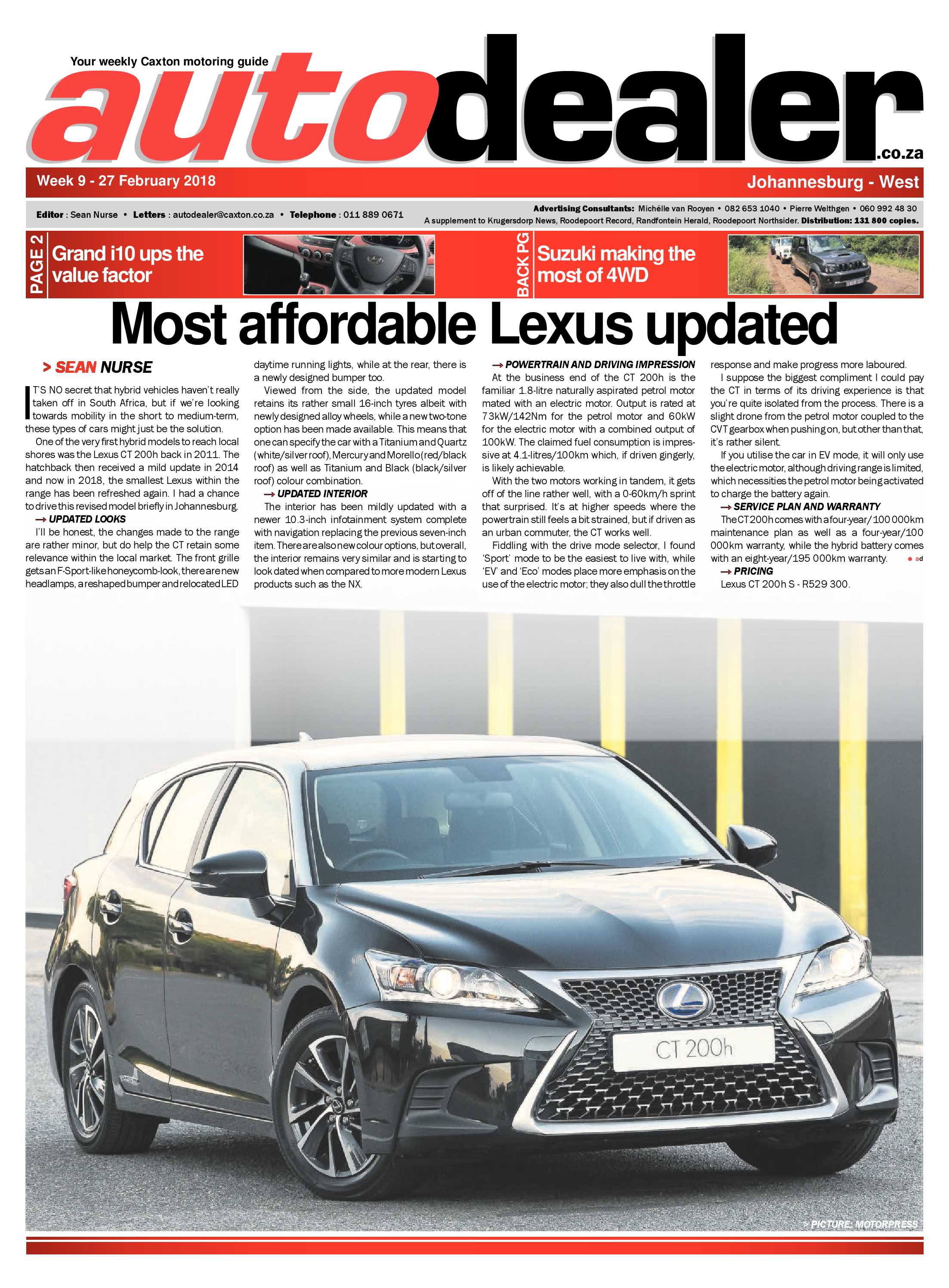 Autodealer West 2 March 2018 page 1