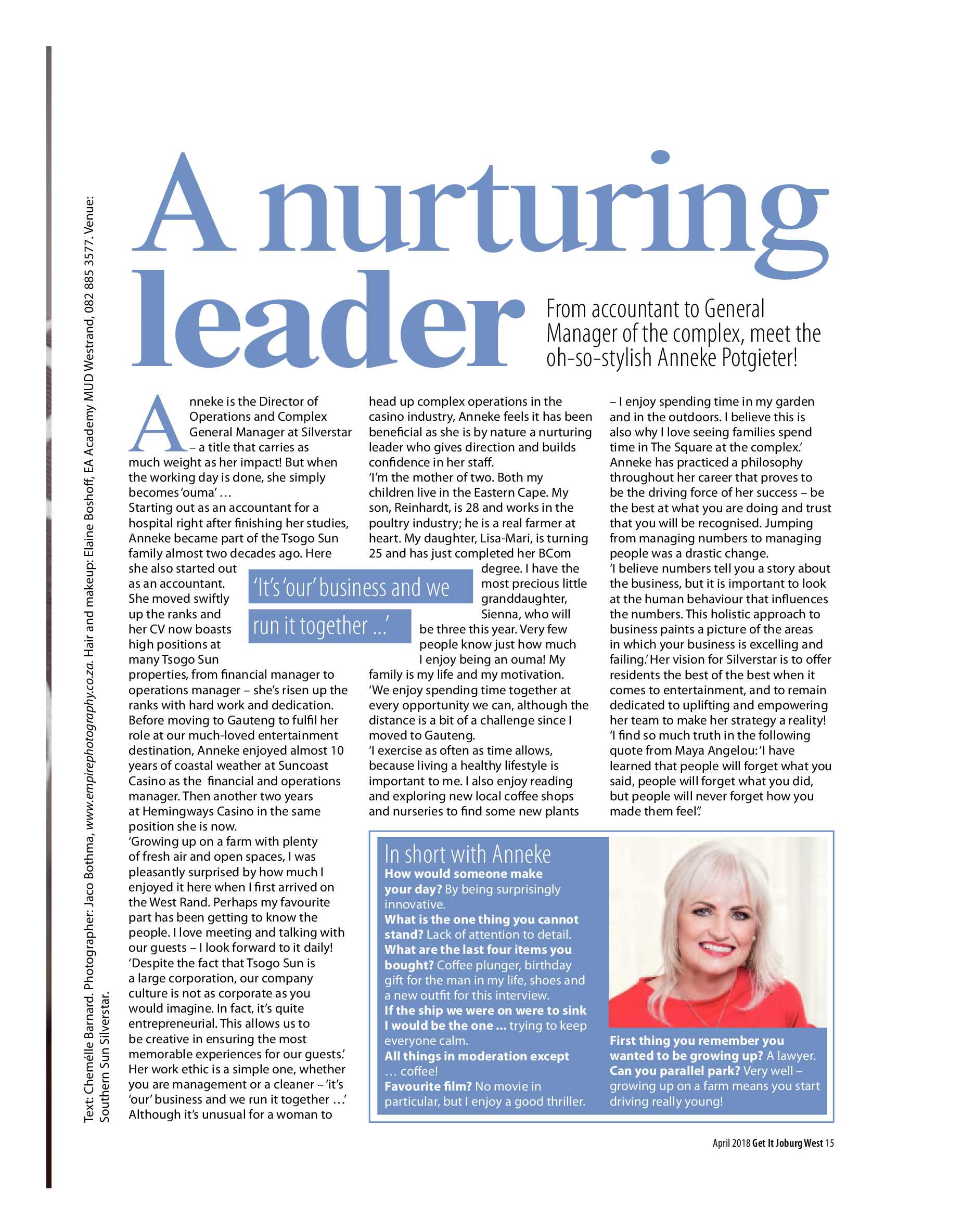 Get it JHB West – April 2018 page 15