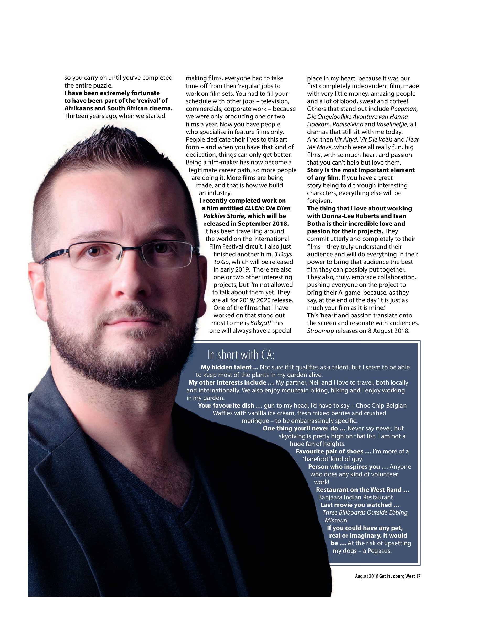 Get it JHB West – August 2018 page 17
