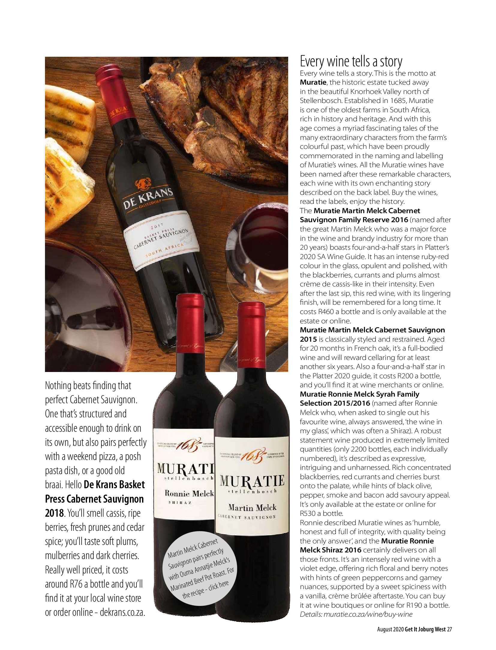 Get it JHB West – August 2020 page 27