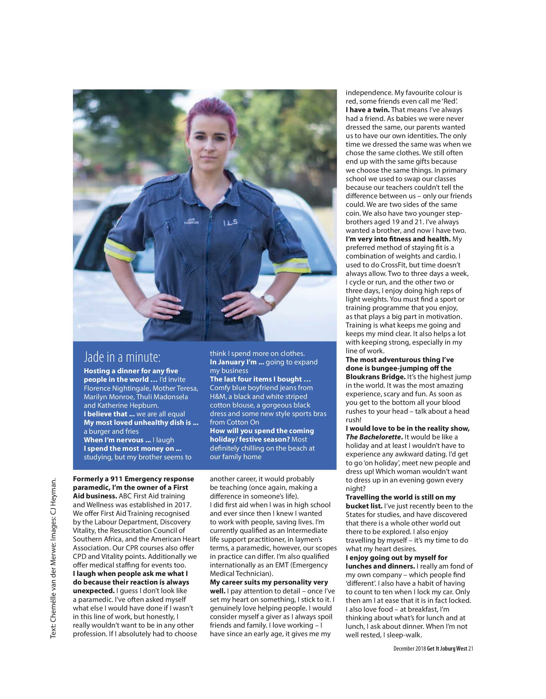 Get it JHB West – Dec 2018 – Jan 2019 page 21