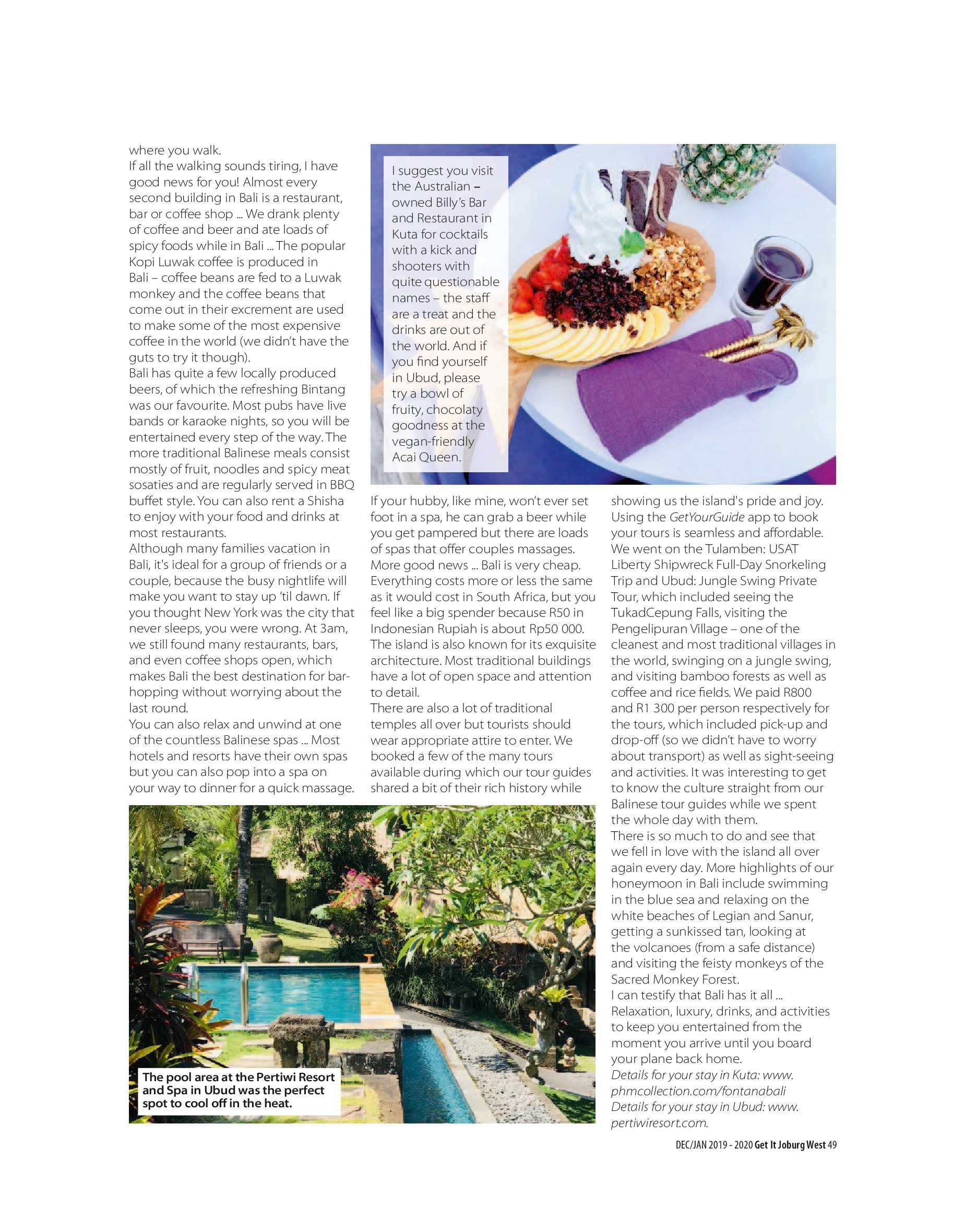 Get it JHB West – Dec 2019 / Jan 2020 page 49