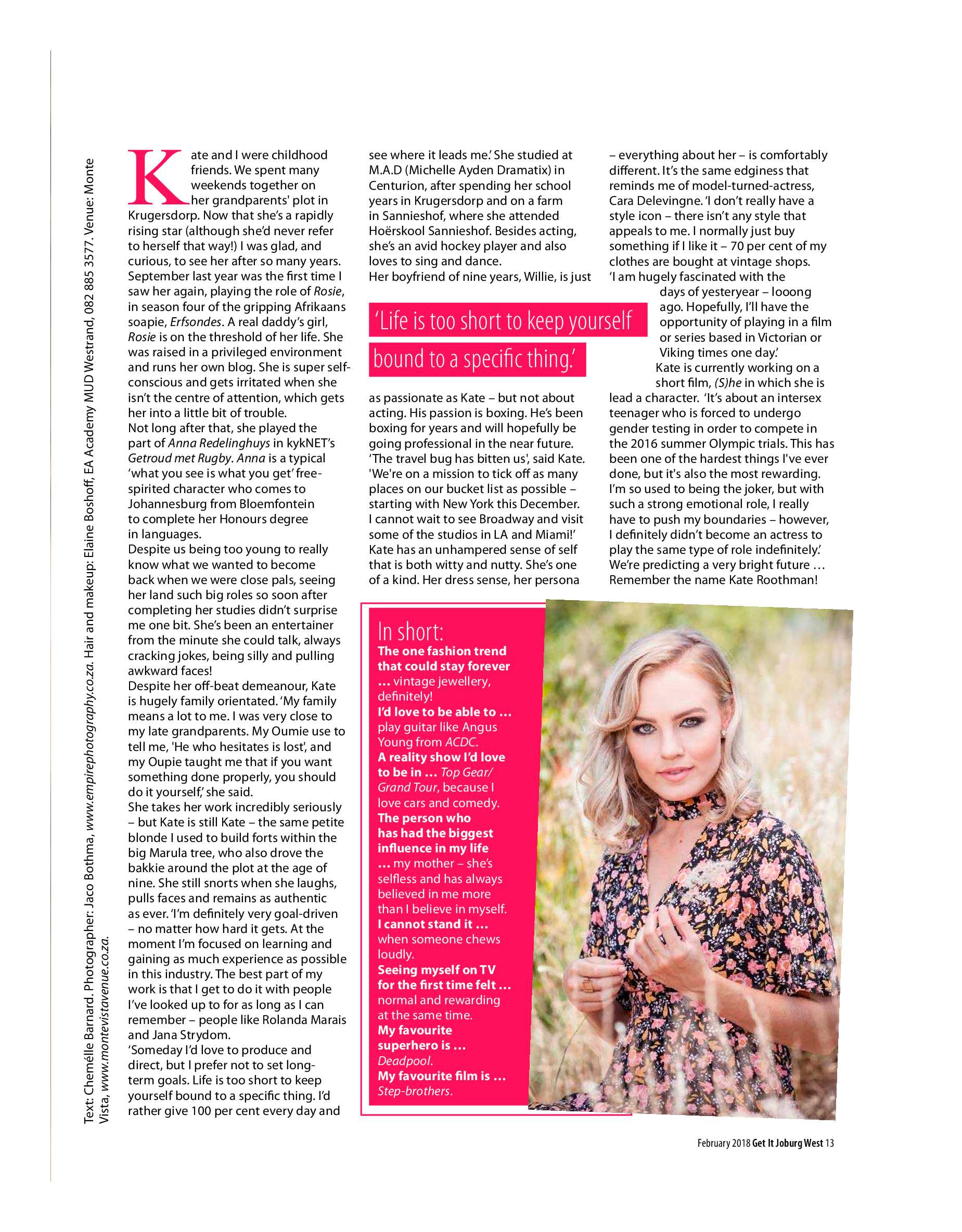 Get it JHB West – February 2018 page 13