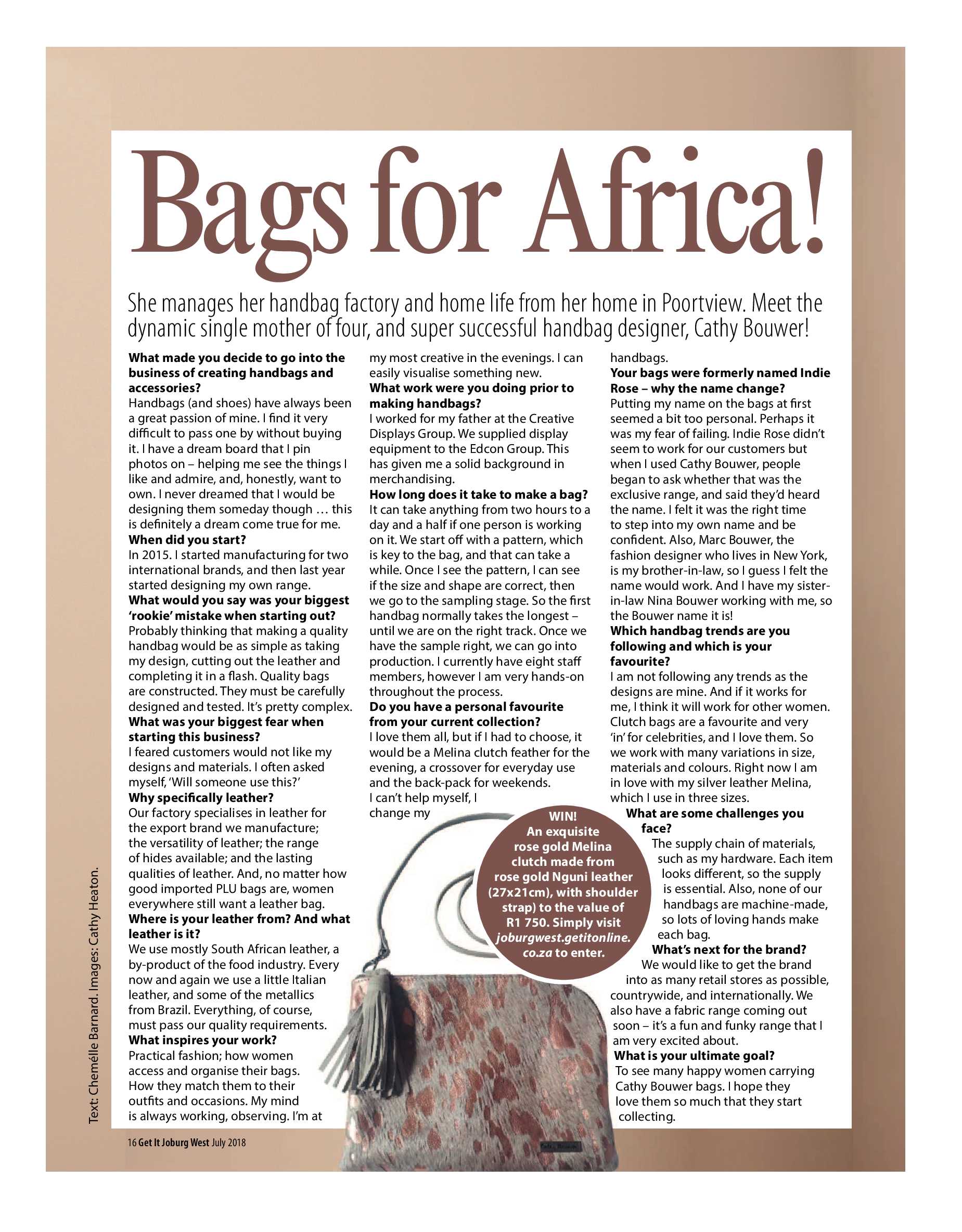 Get it JHB West – July 2018 page 16