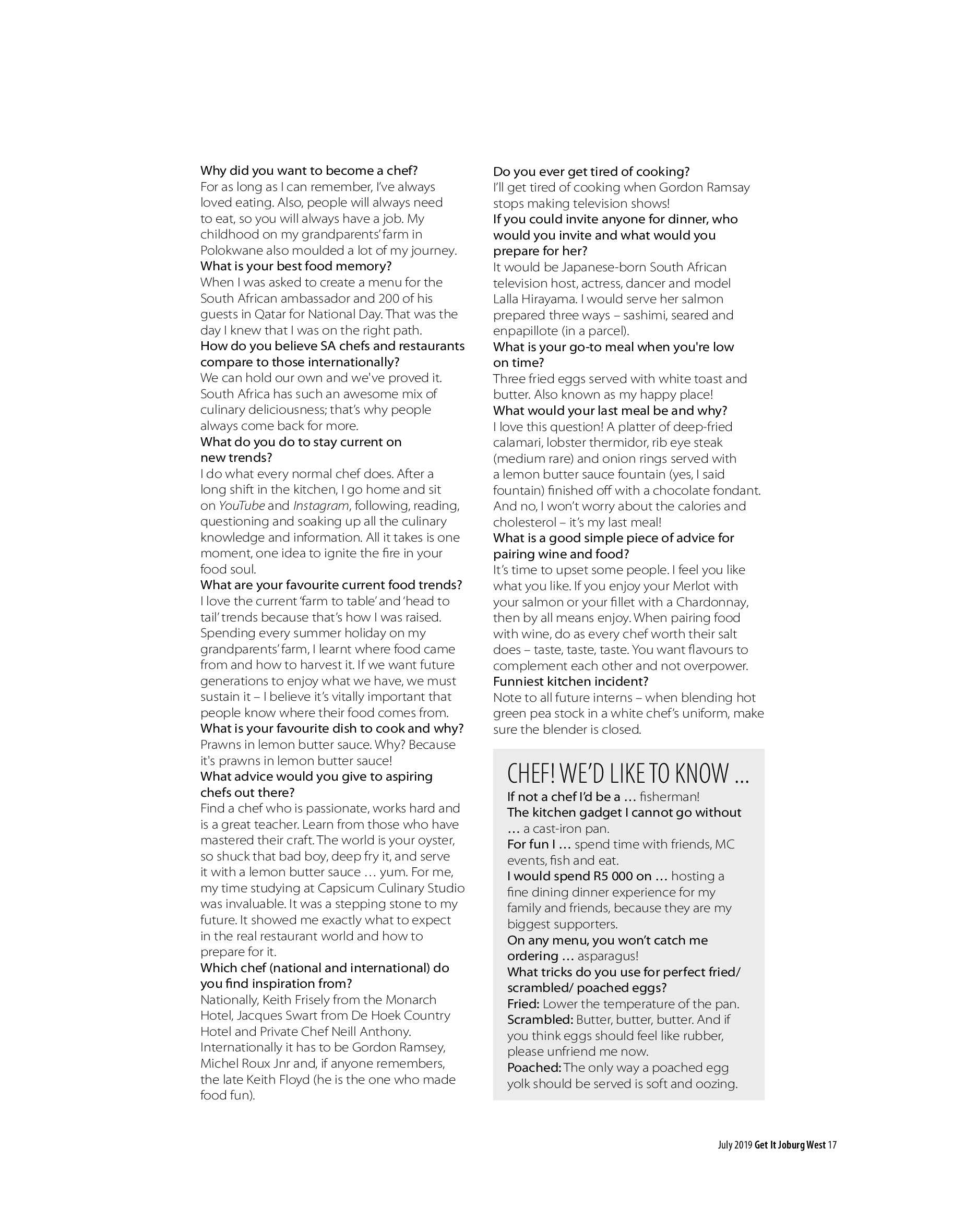 Get it JHB West – July 2019 page 17