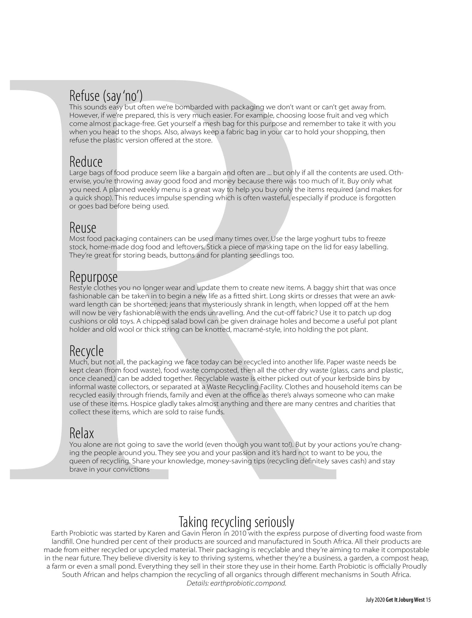 Get it JHB West – July 2020 page 15