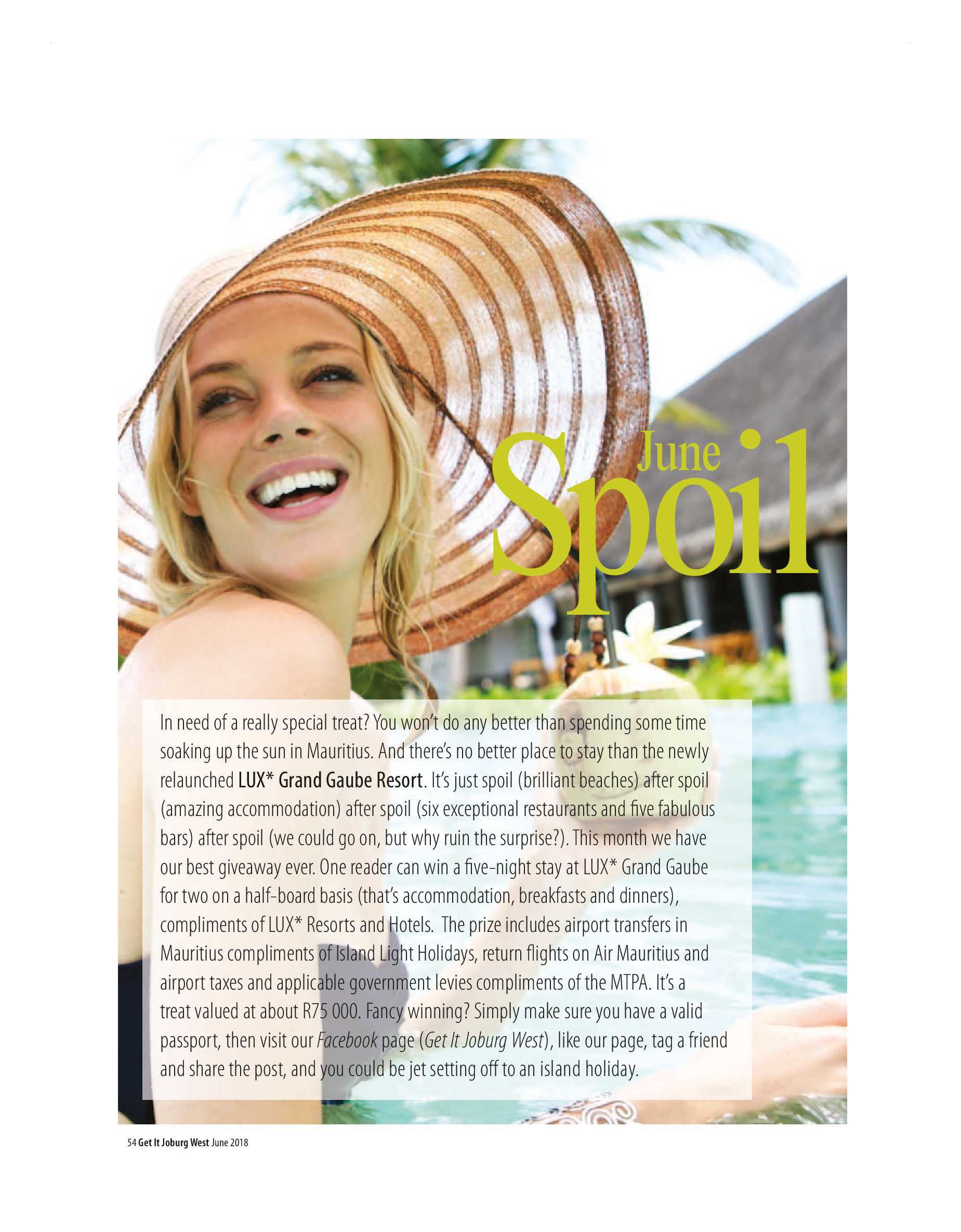 Get it JHB West – June 2018 page 54