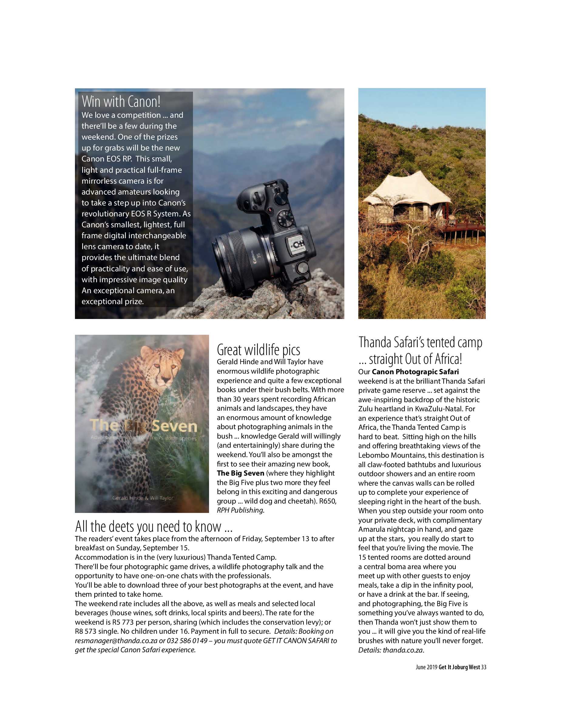 Get it JHB West – June 2019 page 33