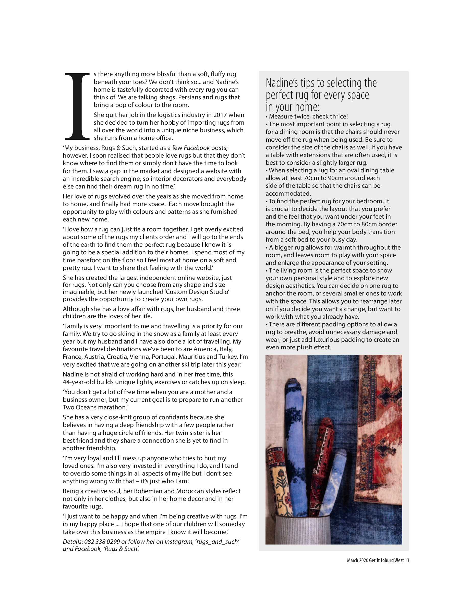 Get it JHB West – March 2020 page 13