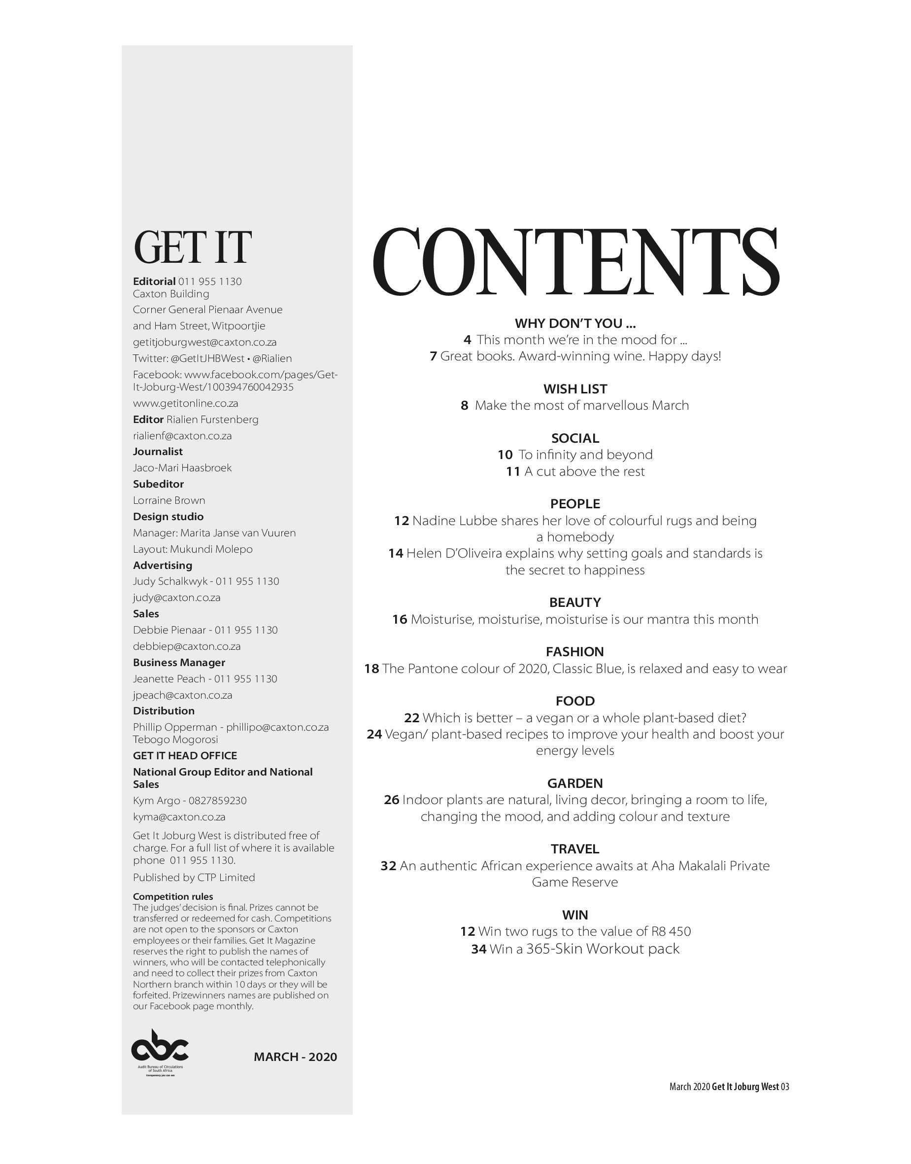Get it JHB West – March 2020 page 3