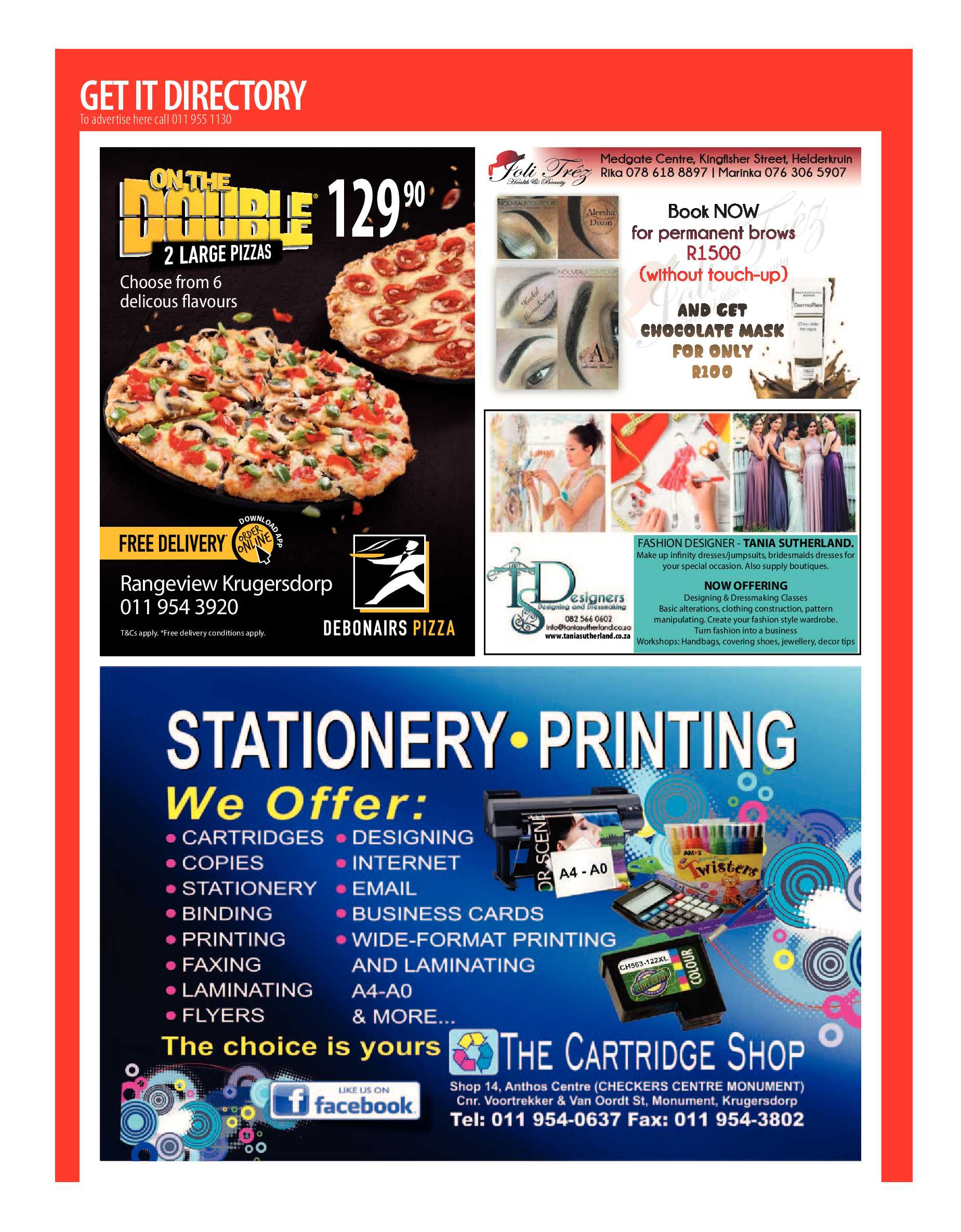 SEARCH AND BUY THIS PRODUCT Get it JHB West - May 2018 | Krugersdorp News