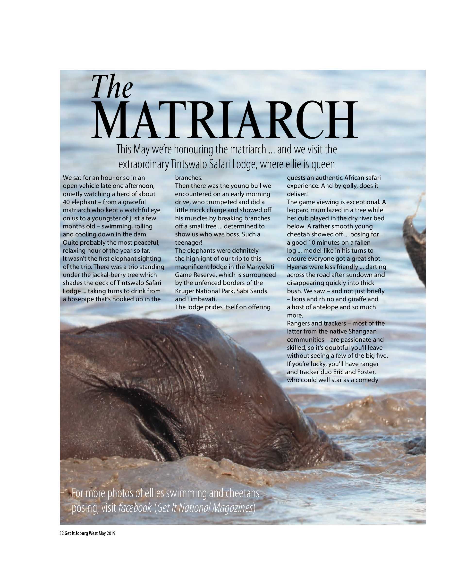 Get it JHB West – May 2019 page 32