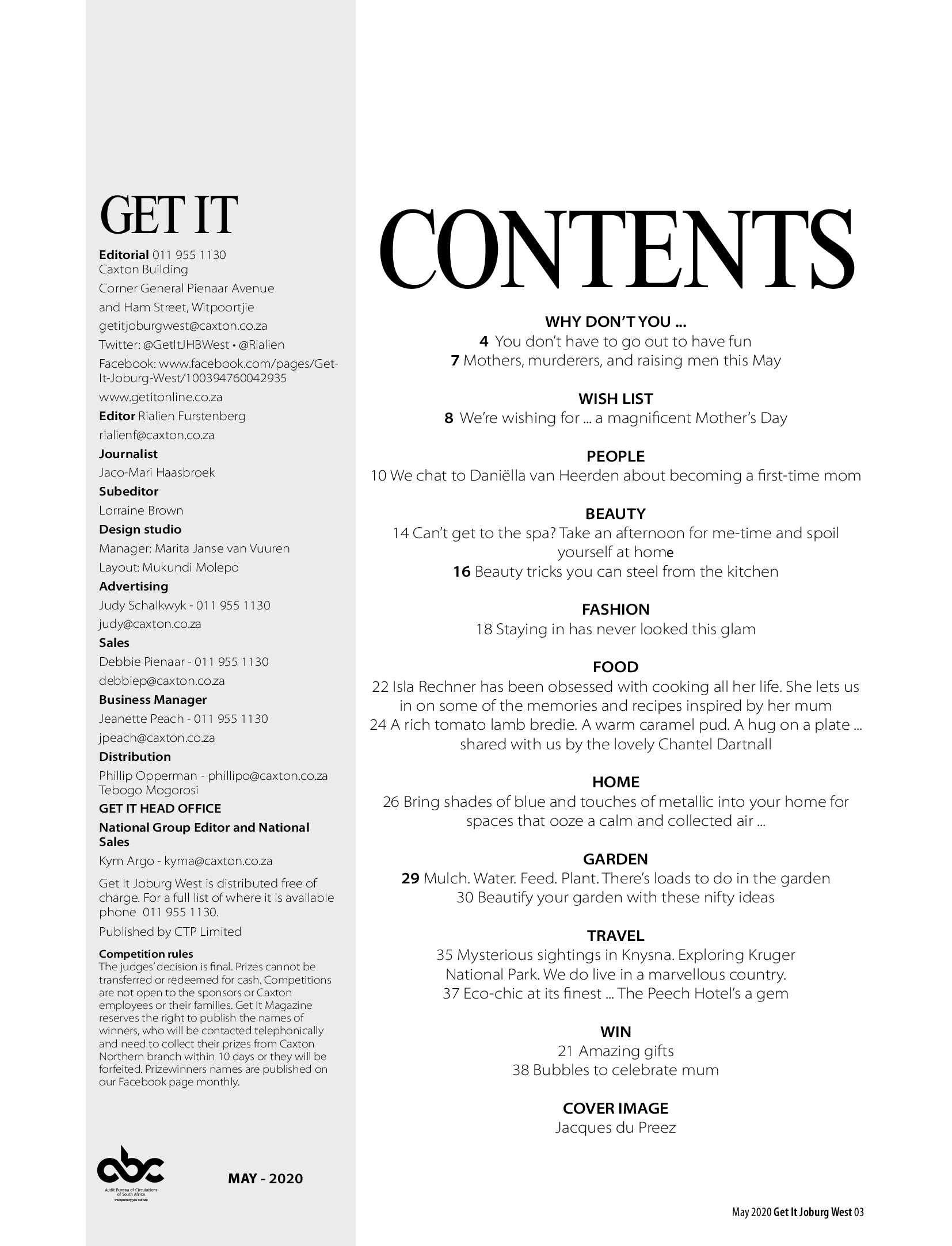 Get it JHB West – May 2020 page 3