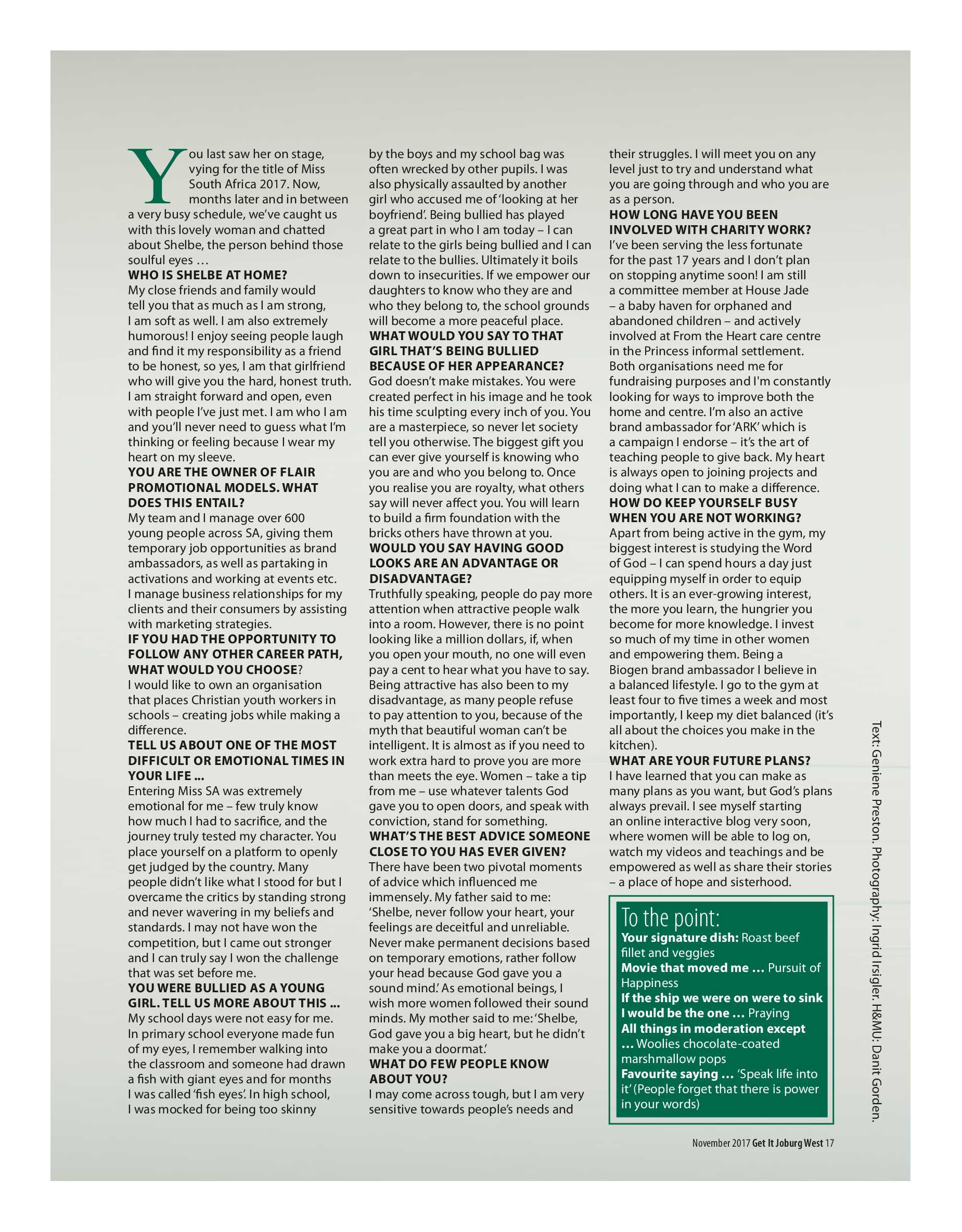 Get it JHB West – November 2017 page 17