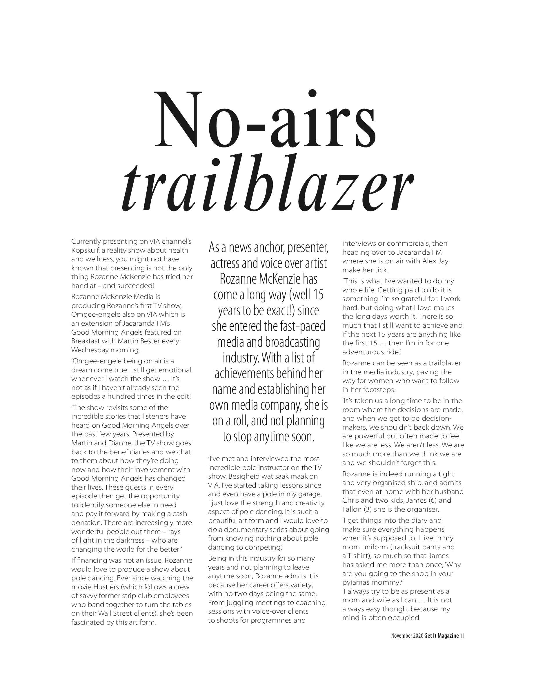 Get it JHB West – November 2020 page 11