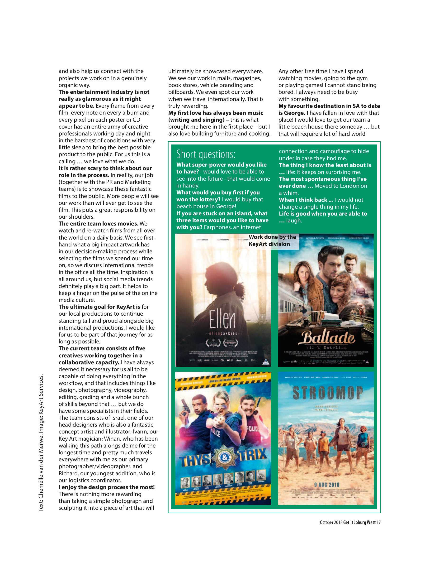 Get it JHB West – October 2018 page 17