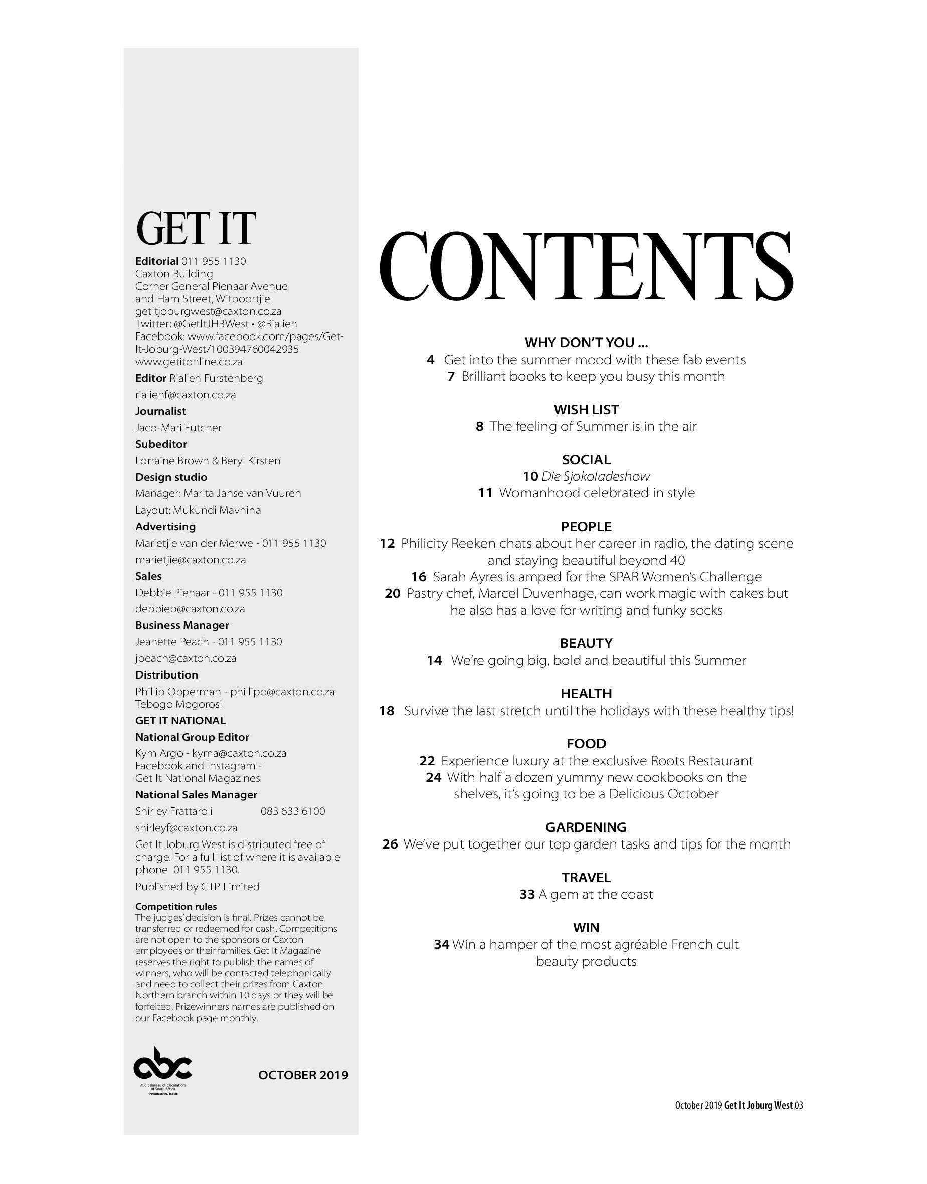 Get it JHB West – October 2019 page 3