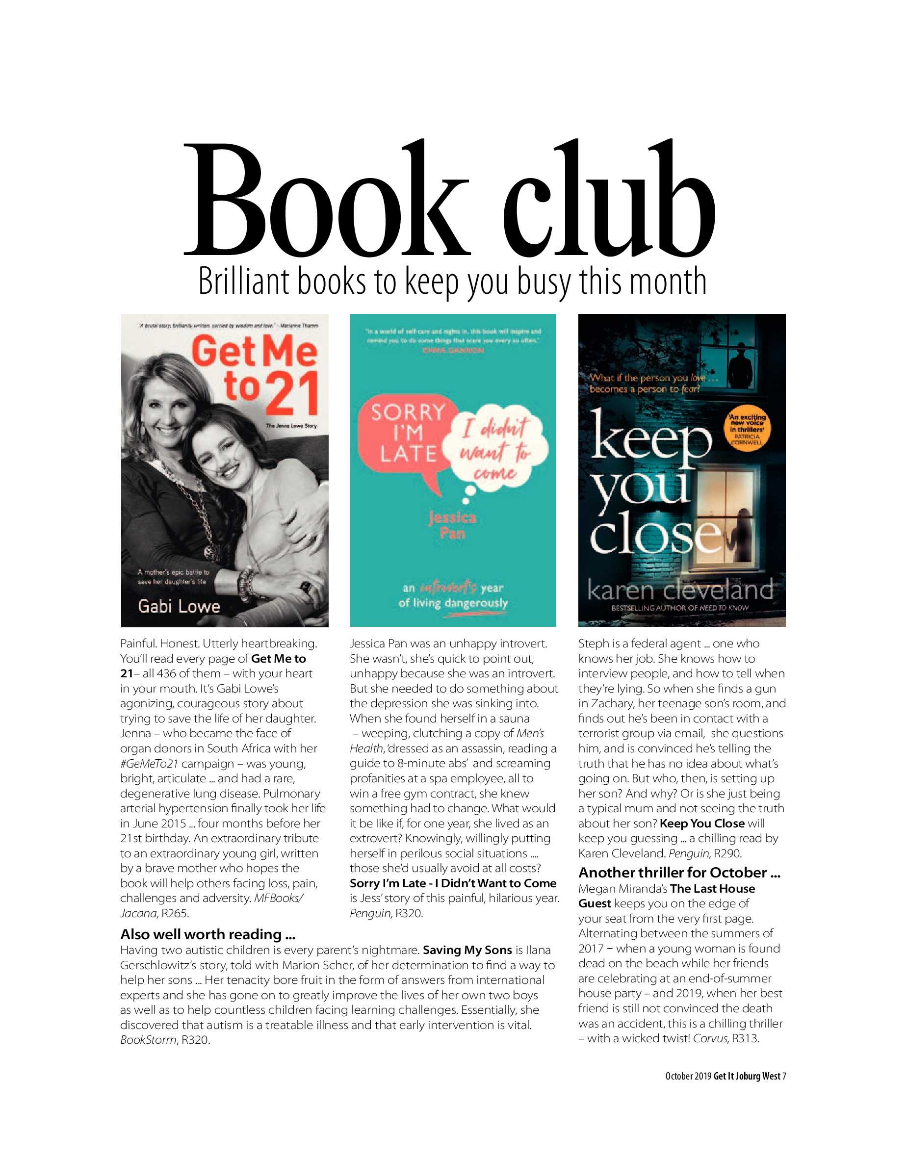 Get it JHB West – October 2019 page 7