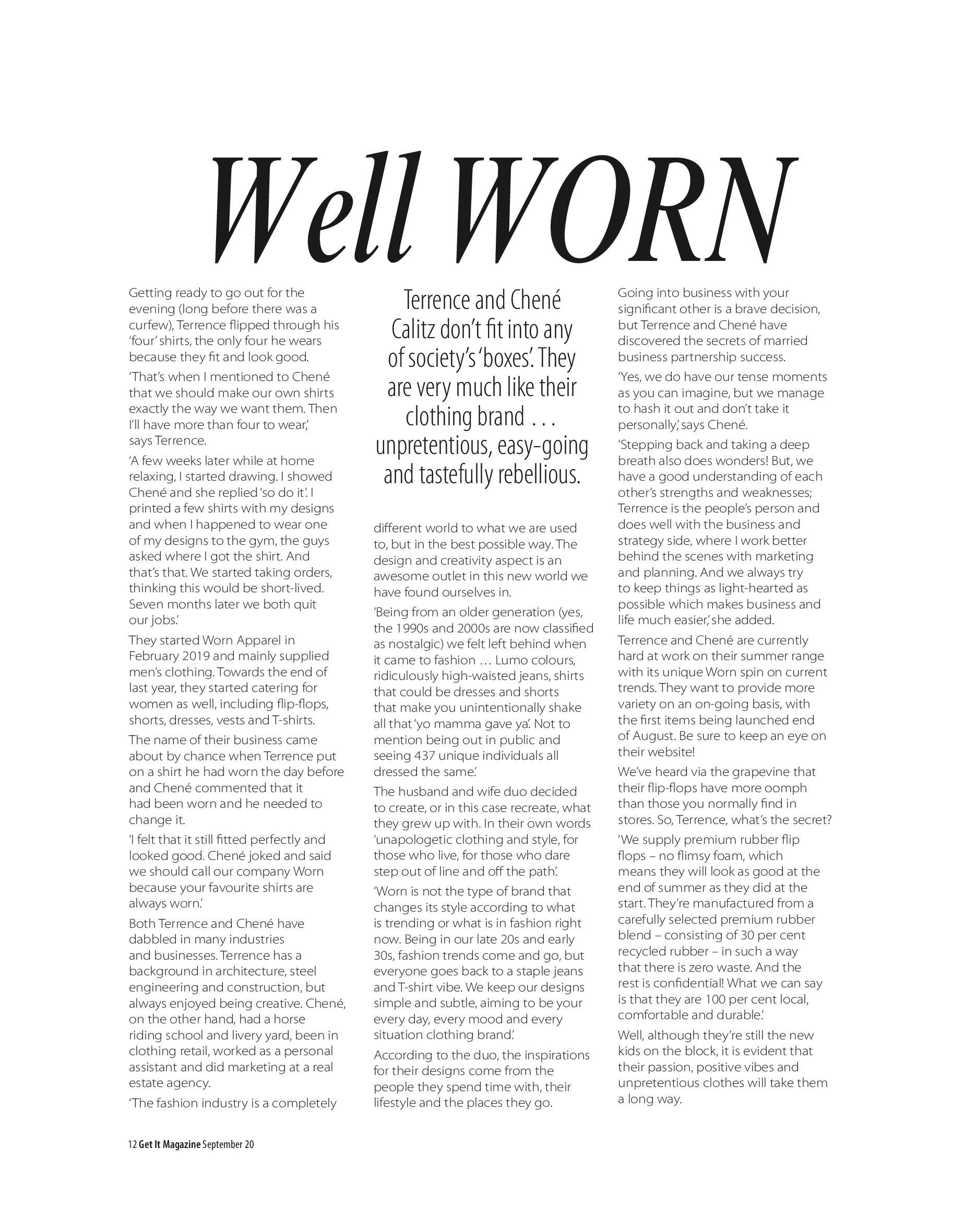 Get it JHB West – September 2020 page 12