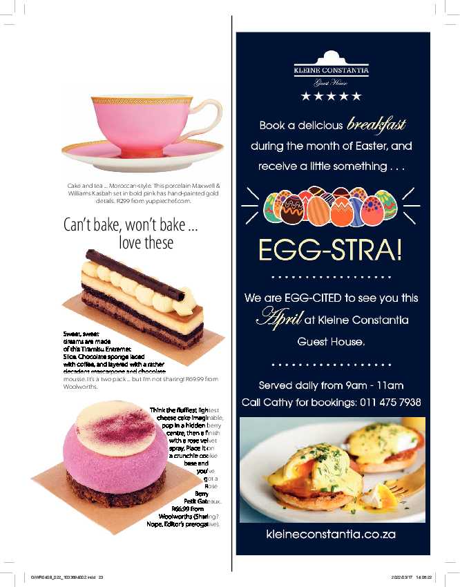 Get it JHB West – April 2022 page 23