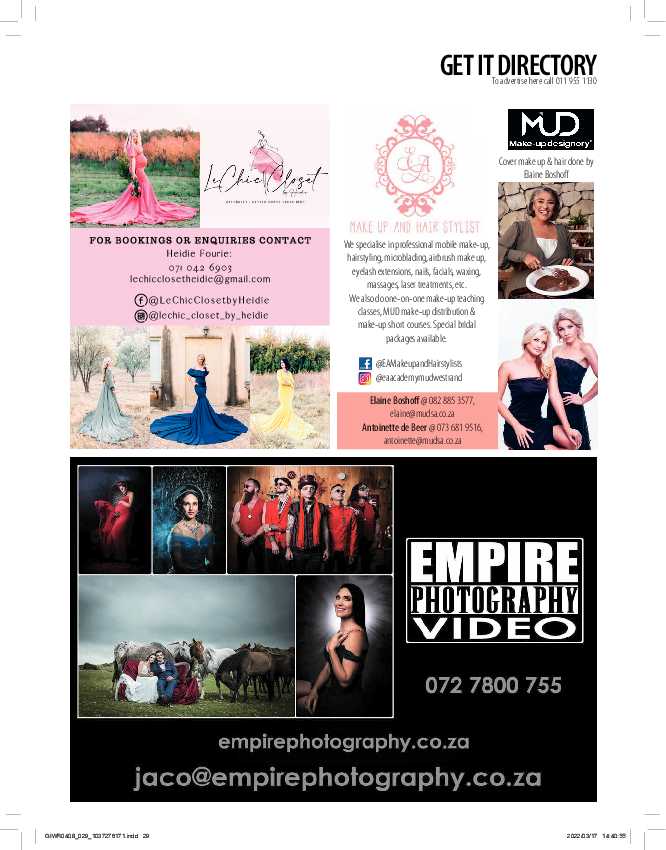 Get it JHB West – April 2022 page 29