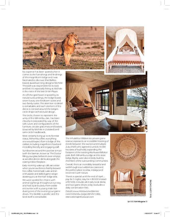 Get it JHB West – April 2022 page 33