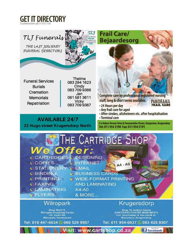 Get it JHB West – August 2021 page 26