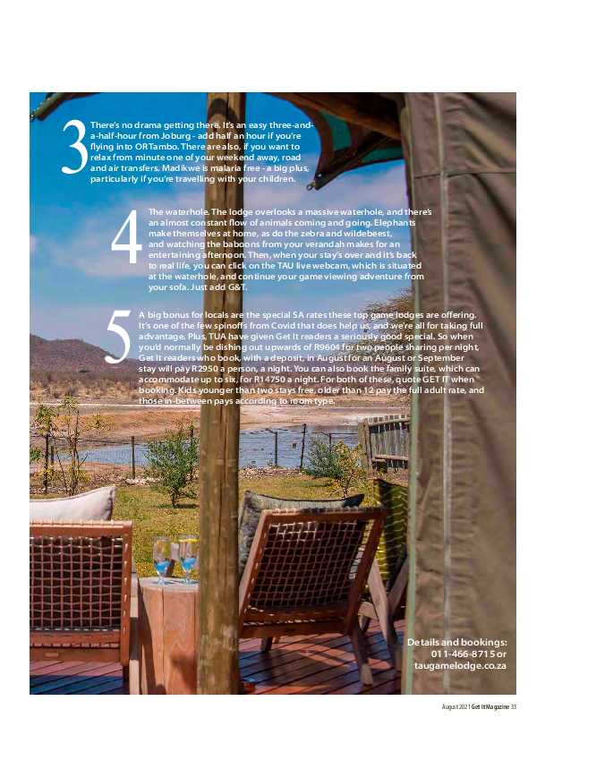 Get it JHB West – August 2021 page 33