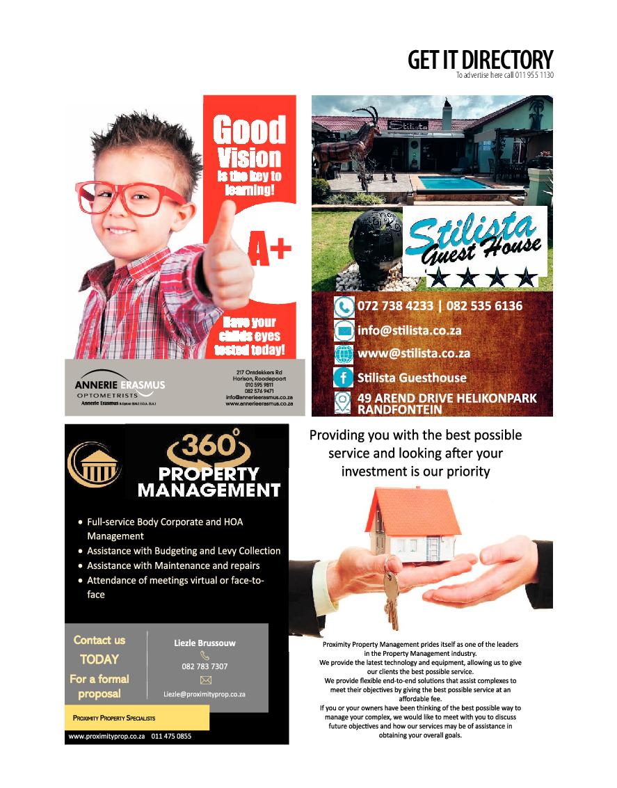 Get it JHB West – August 2022 page 29