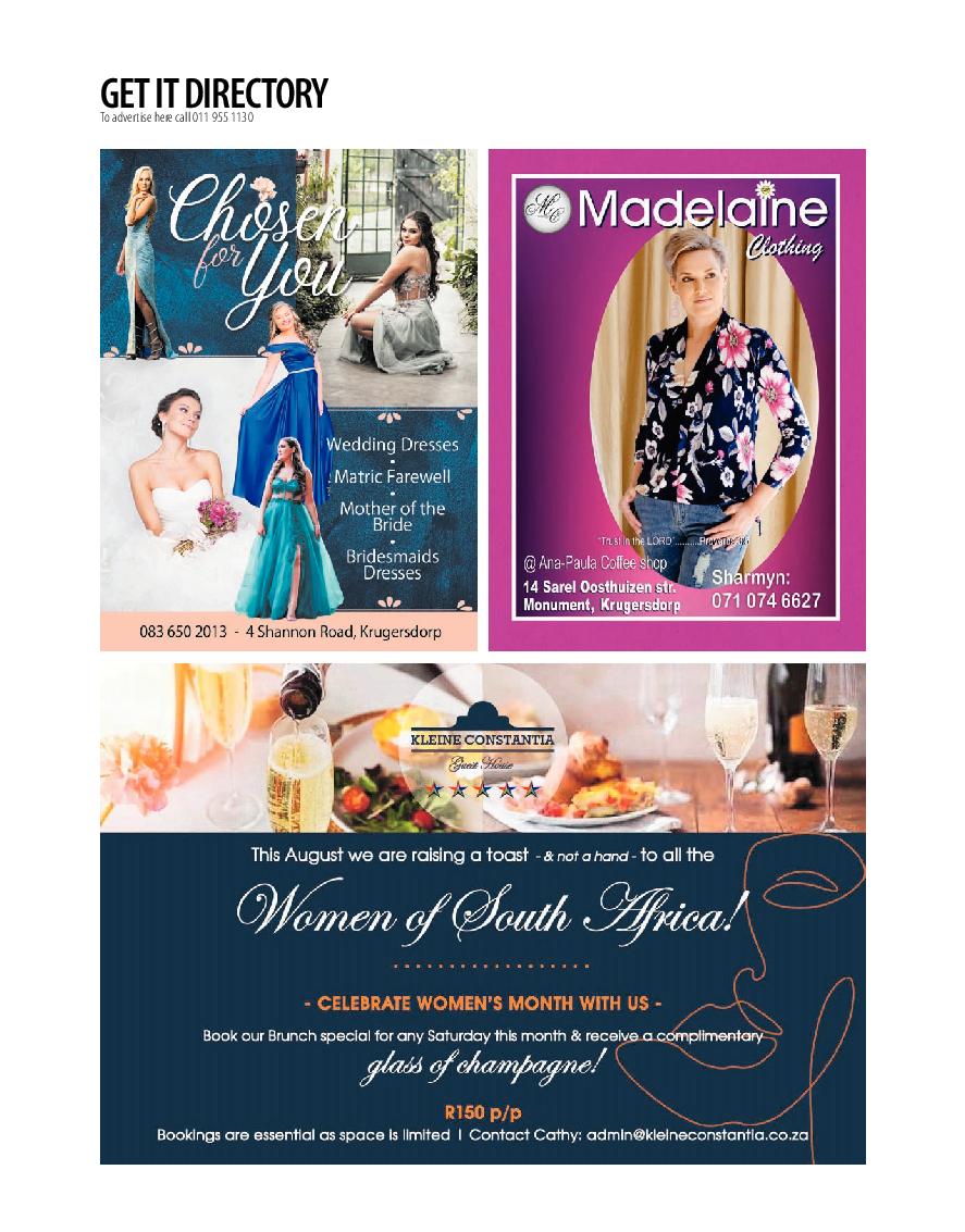 Get it JHB West – August 2022 page 30