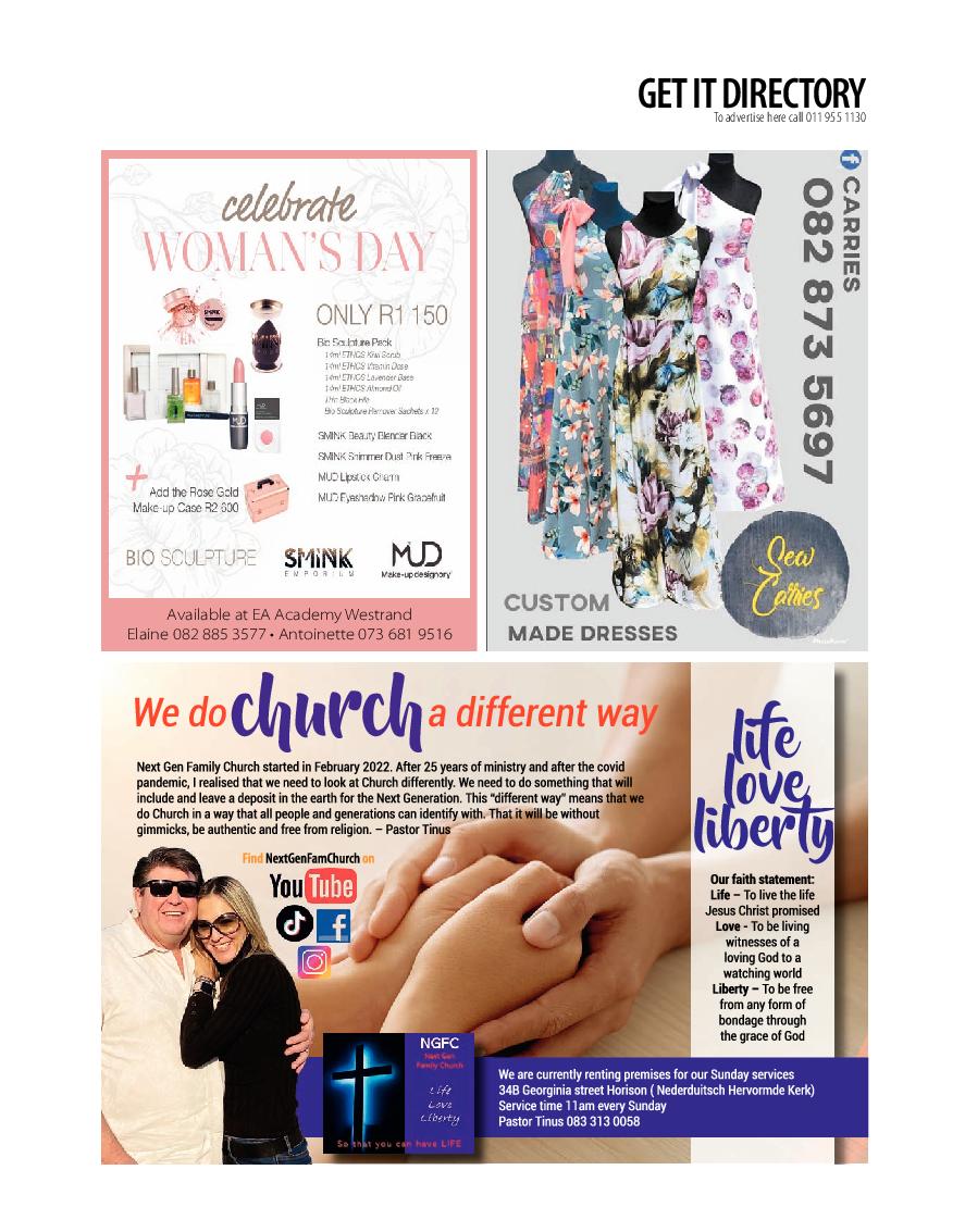 Get it JHB West – August 2022 page 31