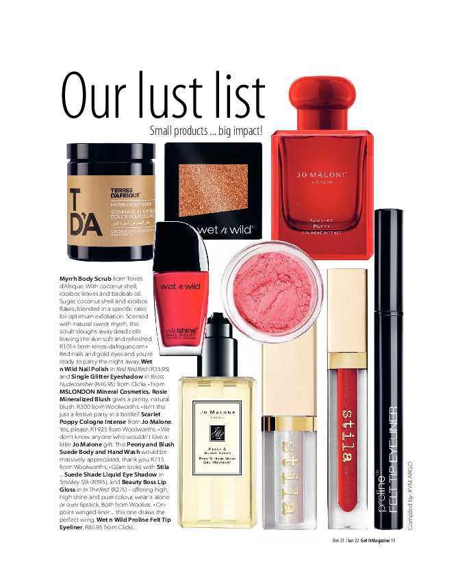 Get it JHB West – Dec 2021 / Jan 2022 page 13