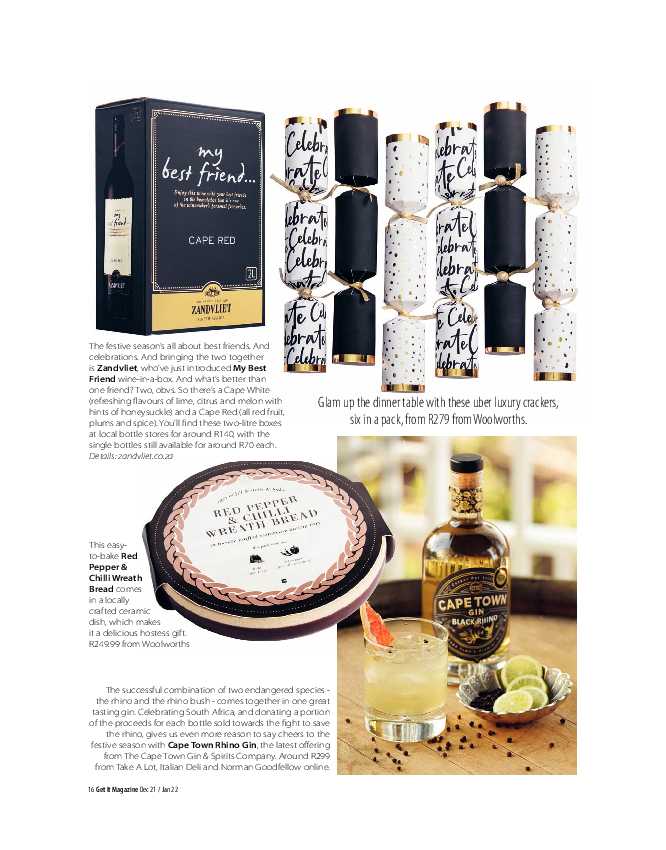 Get it JHB West – Dec 2021 / Jan 2022 page 16