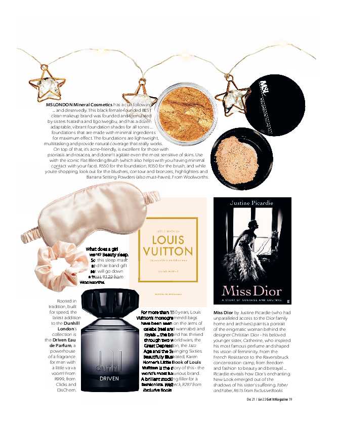 Get it JHB West – Dec 2021 / Jan 2022 page 19