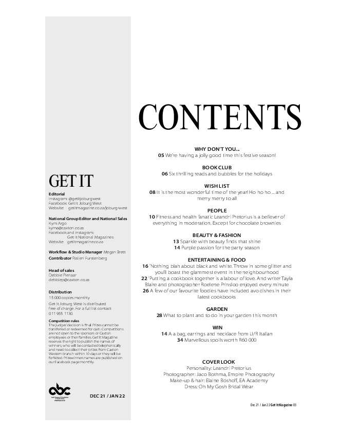 Get it JHB West – Dec 2021 / Jan 2022 page 3