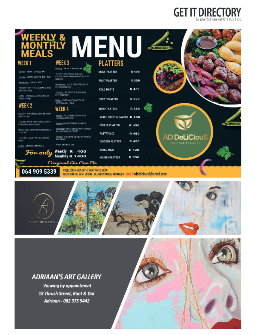 Get it JHB West – Dec 2022 – Jan 2023 page 31