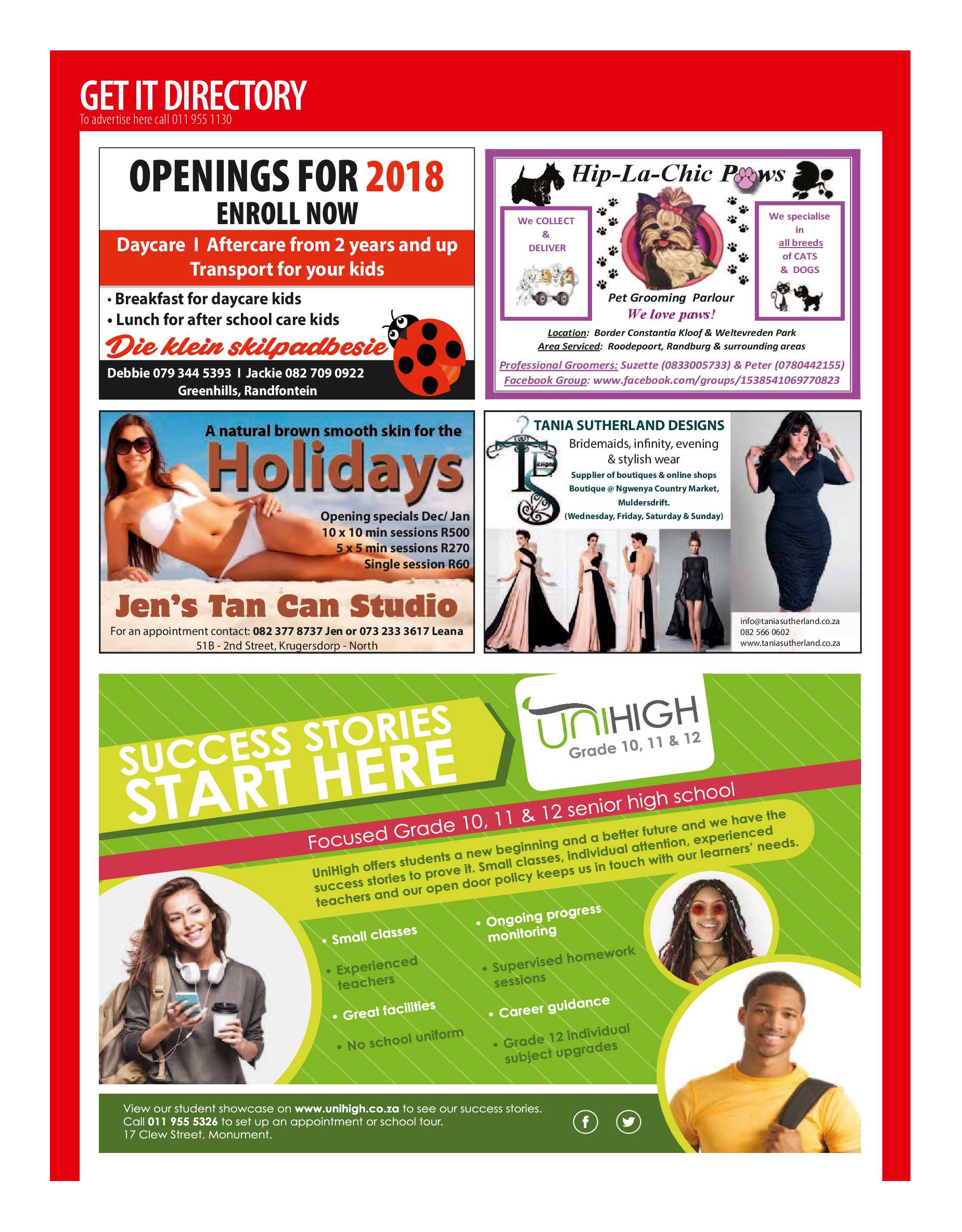 Get it JHB West Dec 2017 – Jan 2018 page 50