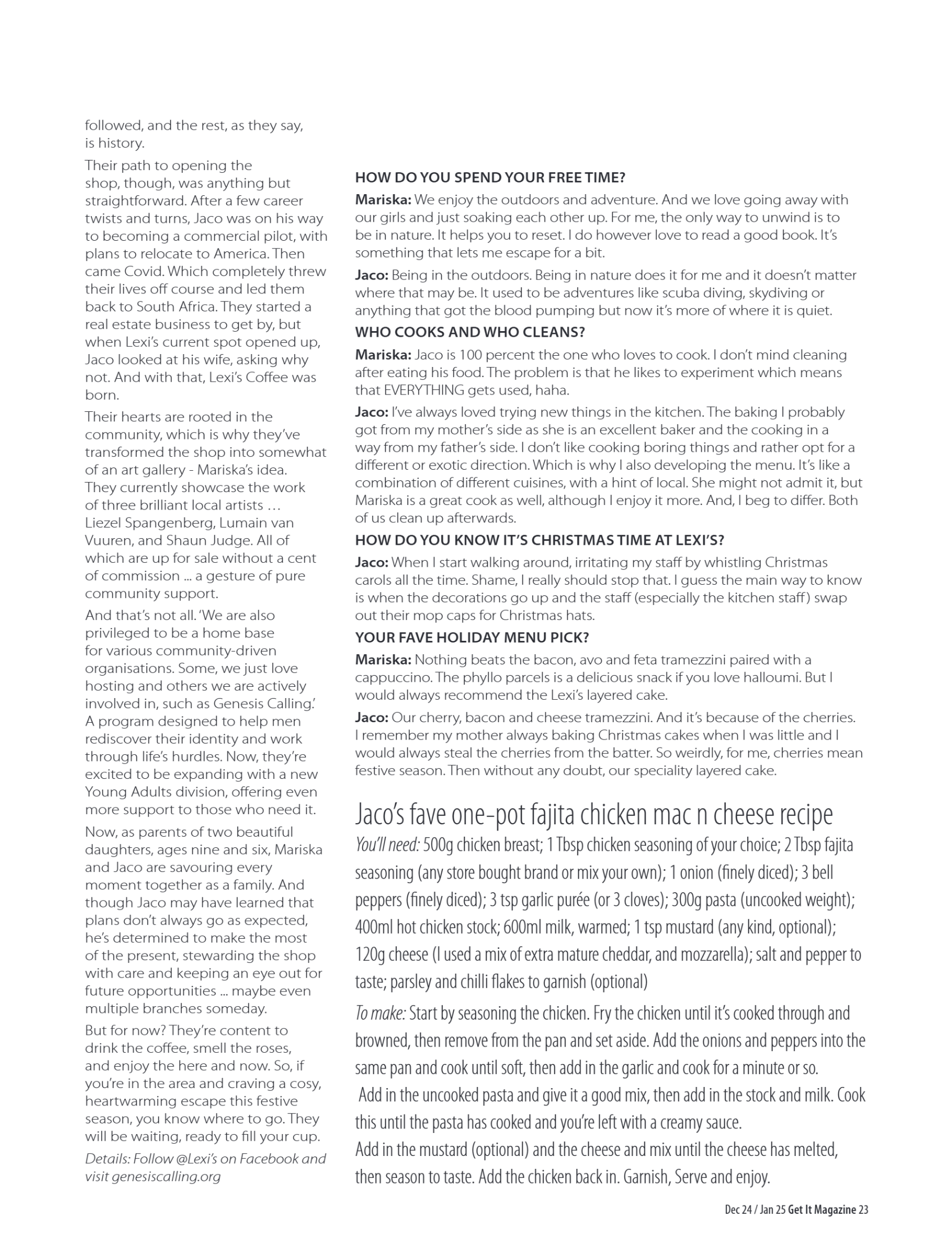 Get it JHB West – Dec 2024 – Jan 2025 page 23