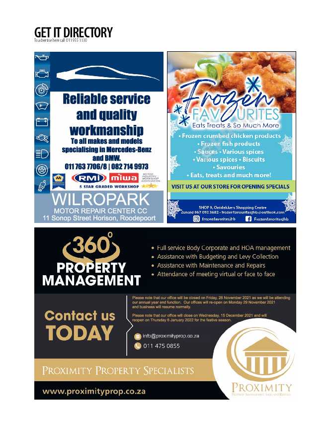 Get it JHB West – February 2022 page 28