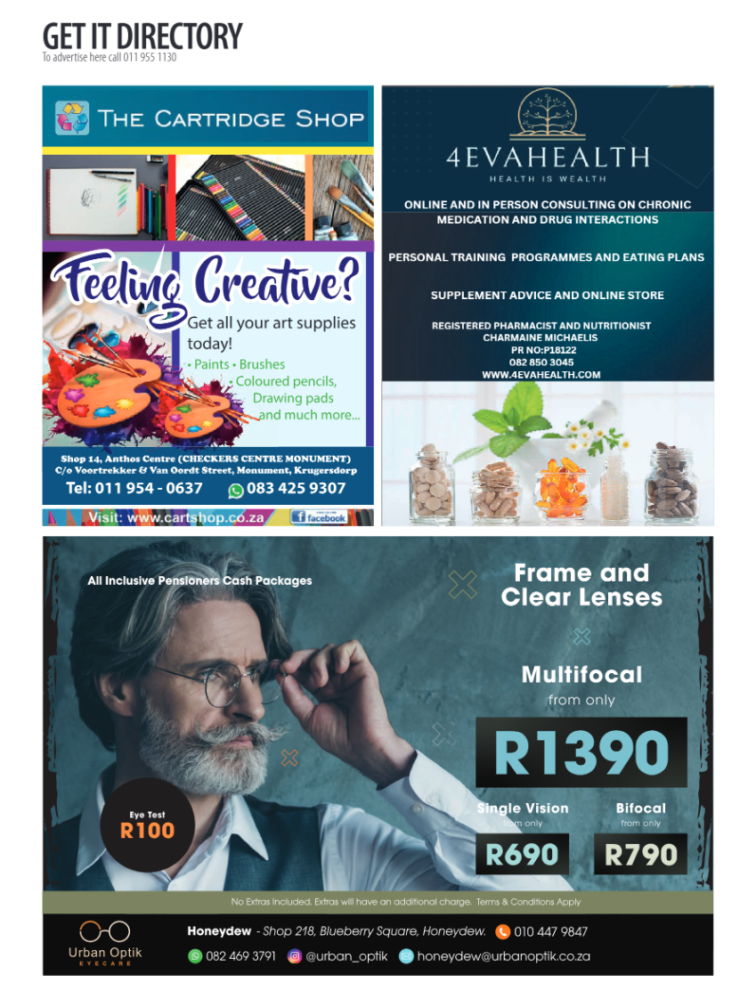 Get it JHB West – July2023 page 32