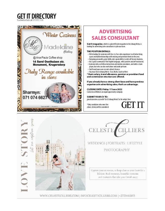 Get it JHB West – June 2022 page 20