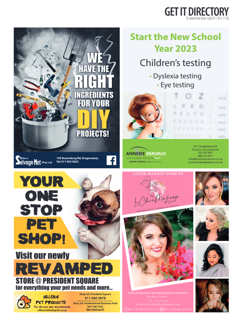 Get it JHB West – March 2023 page 31