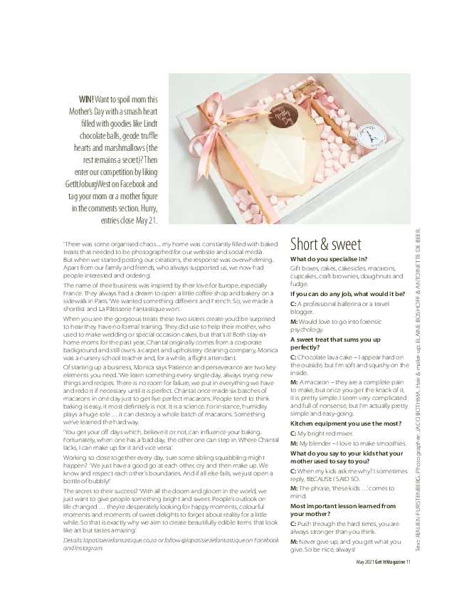 Get it JHB West – May 2021 page 11