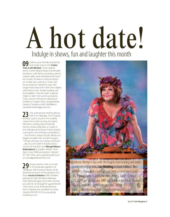 Get it JHB West – May 2021 page 5